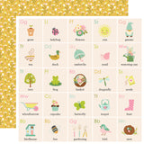Simple Stories Papers - Tea Garden - Enjoy Life - 2 Sheets