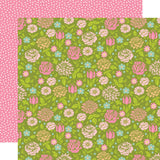 Simple Stories Papers - Tea Garden - Garden Party - 2 Sheets