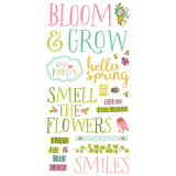 Simple Stories Foam Stickers - Tea Garden