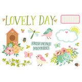 Simple Stories Die Cuts - Page Pieces - Tea Garden