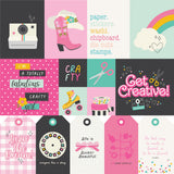 Simple Stories Cut-Outs - Crafty Babe - Elements A