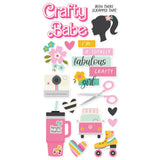 Simple Stories Foam Stickers - Crafty Babe