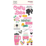 Simple Stories Foam Stickers - Crafty Babe