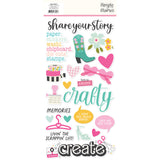 Simple Stories Foam Stickers - Crafty Babe