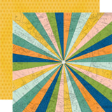 Simple Stories Papers - Happy Travels - Round Trip - 2 Sheets