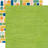 Simple Stories Papers - Happy Travels - Travel Buddies - 2 Sheets
