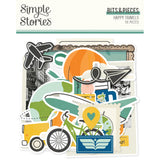 Simple Stories Bits & Pieces - Happy Travels - Icons