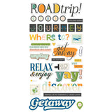 Simple Stories Foam Stickers - Happy Travels
