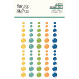 Simple Stories Enamel Dots - Happy Travels