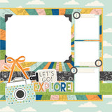 Simple Stories Page Kit - Simple Pages - Happy Travels
