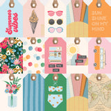 Simple Stories Cut-Outs - Sunny Days - Tag Elements