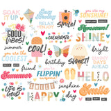 Simple Stories Bits & Pieces - Sunny Days - Sentiments