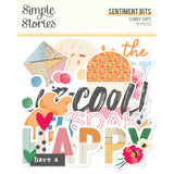 Simple Stories Bits & Pieces - Sunny Days - Sentiments