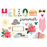 Simple Stories Die Cuts - Page Pieces - Sunny Days