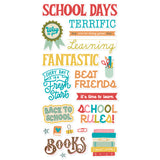 Simple Stories Foam Stickers - Book Fair