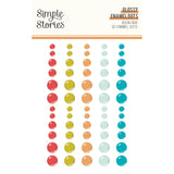 Simple Stories Enamel Dots - Book Fair