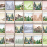 Simple Stories Papers - Simple Vintage - Woodlands - Open Road - 2 Sheets