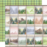 Simple Stories Papers - Simple Vintage - Woodlands - Open Road - 2 Sheets