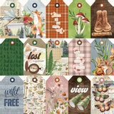 Simple Stories Cut-Outs - Simple Vintage - Woodlands - Tag Elements