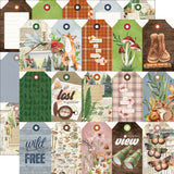 Simple Stories Cut-Outs - Simple Vintage - Woodlands - Tag Elements