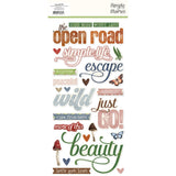 Simple Stories Foam Stickers - Simple Vintage - Woodlands