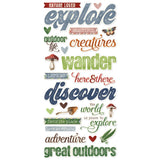 Simple Stories Foam Stickers - Simple Vintage - Woodlands