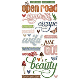 Simple Stories Foam Stickers - Simple Vintage - Woodlands