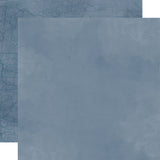 Simple Stories Papers - Simple Vintage - Woodlands - Slate Blue - 2 Sheets