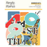 Simple Stories Bits & Pieces - Say Cheese Classic Pooh - Birthday - Numbers