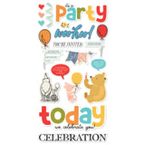 Simple Stories Foam Stickers - Say Cheese Classic Pooh - Birthday