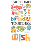 Simple Stories Foam Stickers - Say Cheese Classic Pooh - Birthday