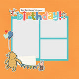 Simple Stories Die Cuts - Page Pieces - Say Cheese Classic Pooh - Birthday