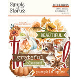 Simple Stories Bits & Pieces - Simple Vintage - Autumn Breeze - Icons