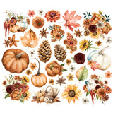 Simple Stories Bits & Pieces - Simple Vintage - Autumn Breeze - Floral