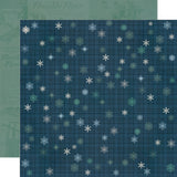 Simple Stories Papers - Simple Vintage - Flannel Season - Ready, Set, Snow - 2 Sheets