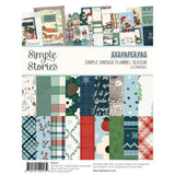 Simple Stories 6x8 Paper Pad - Simple Vintage - Flannel Season