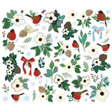 Simple Stories Bits & Pieces - Simple Vintage - Flannel Season - Floral