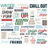 Simple Stories Bits & Pieces - Simple Vintage - Flannel Season - Sentiments