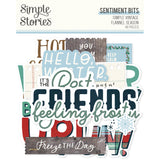 Simple Stories Bits & Pieces - Simple Vintage - Flannel Season - Sentiments