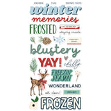 Simple Stories Foam Stickers - Simple Vintage - Flannel Season