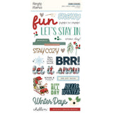 Simple Stories Foam Stickers - Simple Vintage - Flannel Season