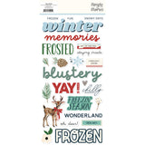 Simple Stories Foam Stickers - Simple Vintage - Flannel Season