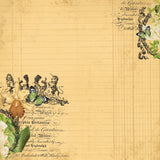Simple Stories Papers - Simple Vintage - Junk Drawer - Simple Pleasures - 2 Sheets