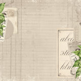 Simple Stories Papers - Simple Vintage - Junk Drawer - Timeless Moments - 2 Sheets