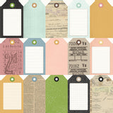 Simple Stories Cut-Outs - Simple Vintage - Junk Drawer - Tag Elements