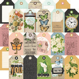Simple Stories Cut-Outs - Simple Vintage - Junk Drawer - Tag Elements