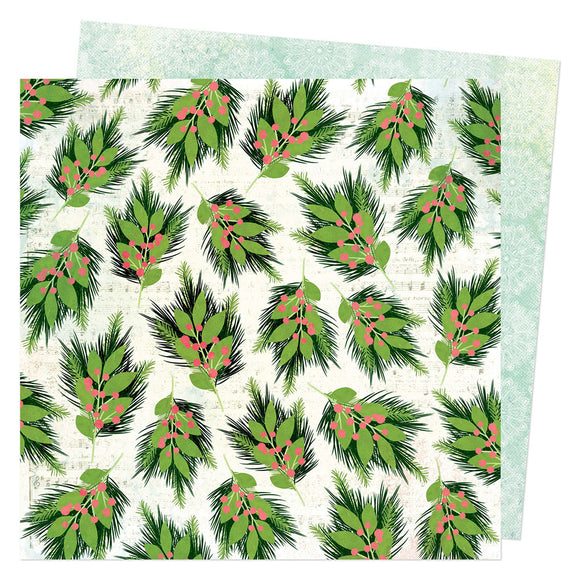 Vicki Boutin Papers - Evergreen & Holly - Boughs of Holly - 2 Sheets