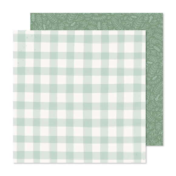 Crate Paper Papers - Gingham Garden - Picnic - 2 Sheets