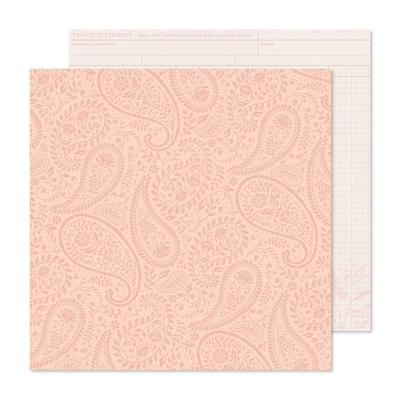 Crate Paper Papers - Gingham Garden - Lovely One - 2 Sheets