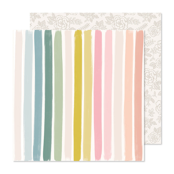 Crate Paper Papers - Gingham Garden - In the Shade - 2 Sheets